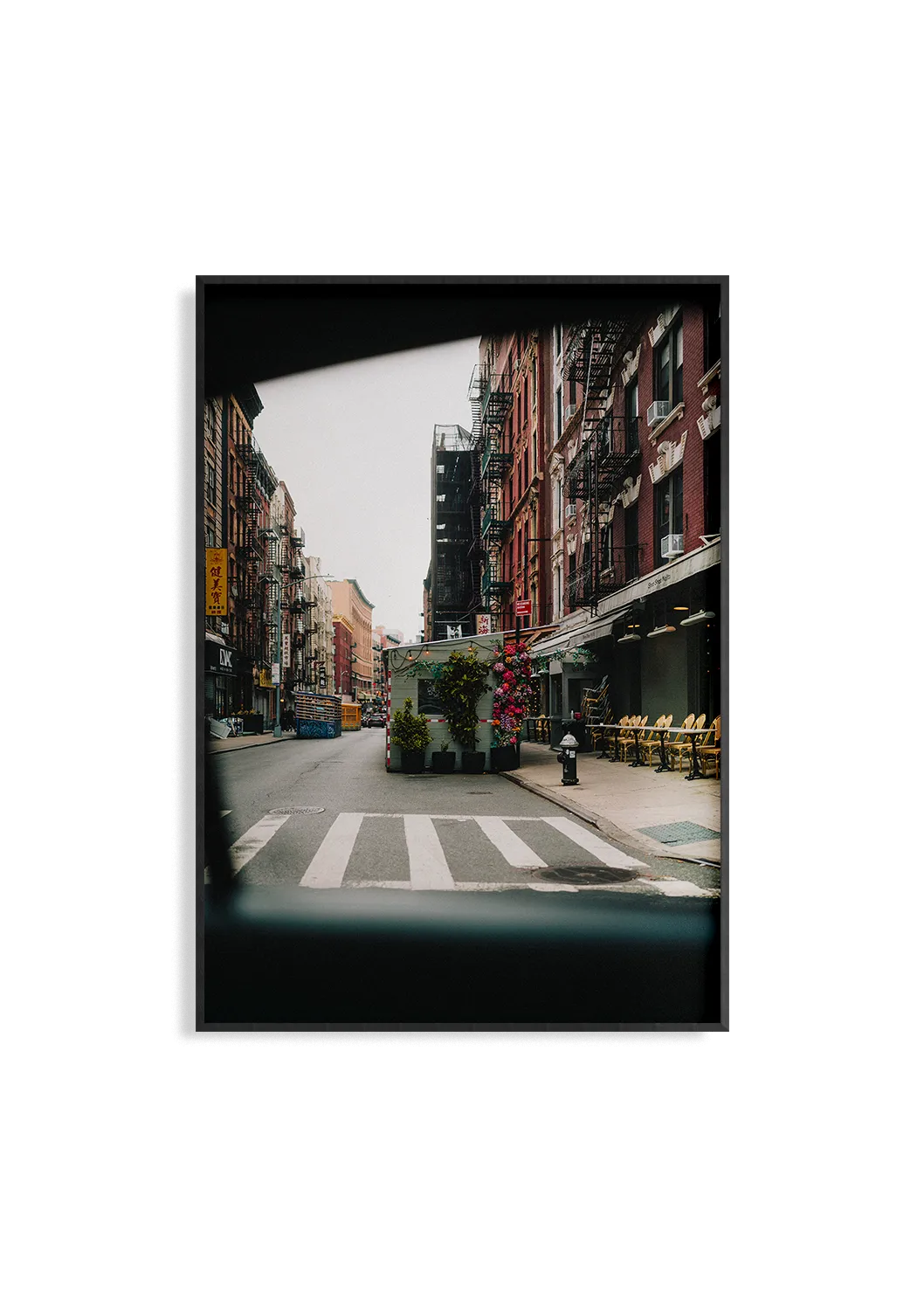 371 Broome St – Fotografie Kunstdruck von Alexander Zahn, SoHo New York Blumen
