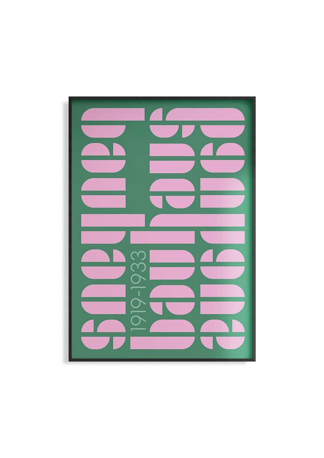Bauhaus Font | Fine Art Print