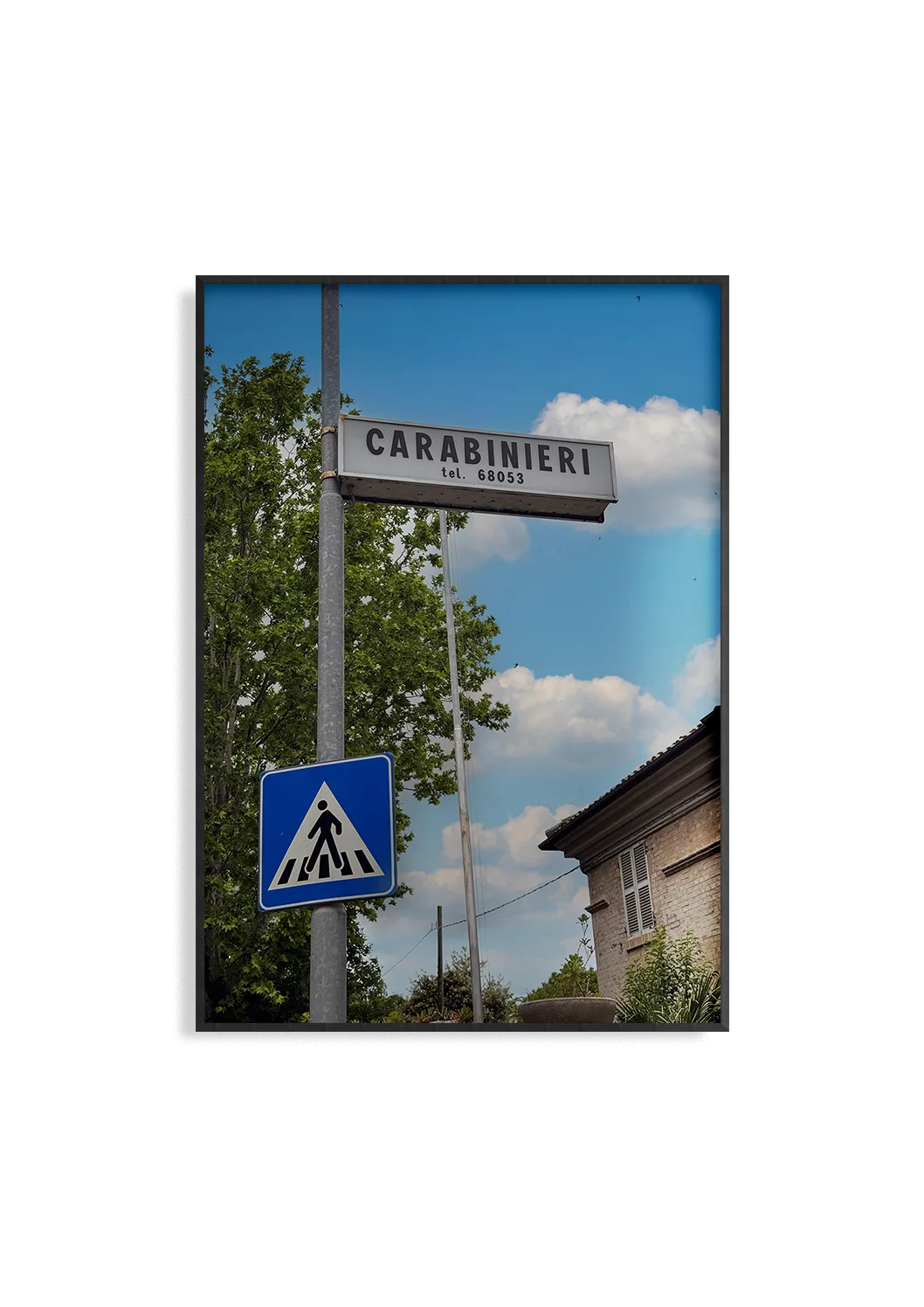 Carabinieri – Kunstdruck von Maria Zettl, italienische Polizei