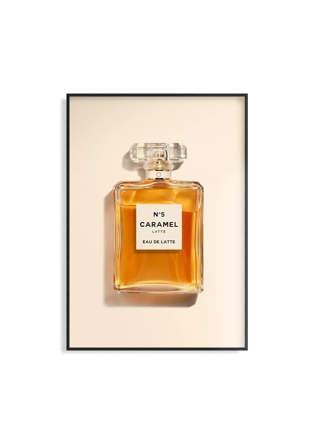 Caramel – Illustration Kunstdruck von Maria Zettl, Karamel Kaffee 