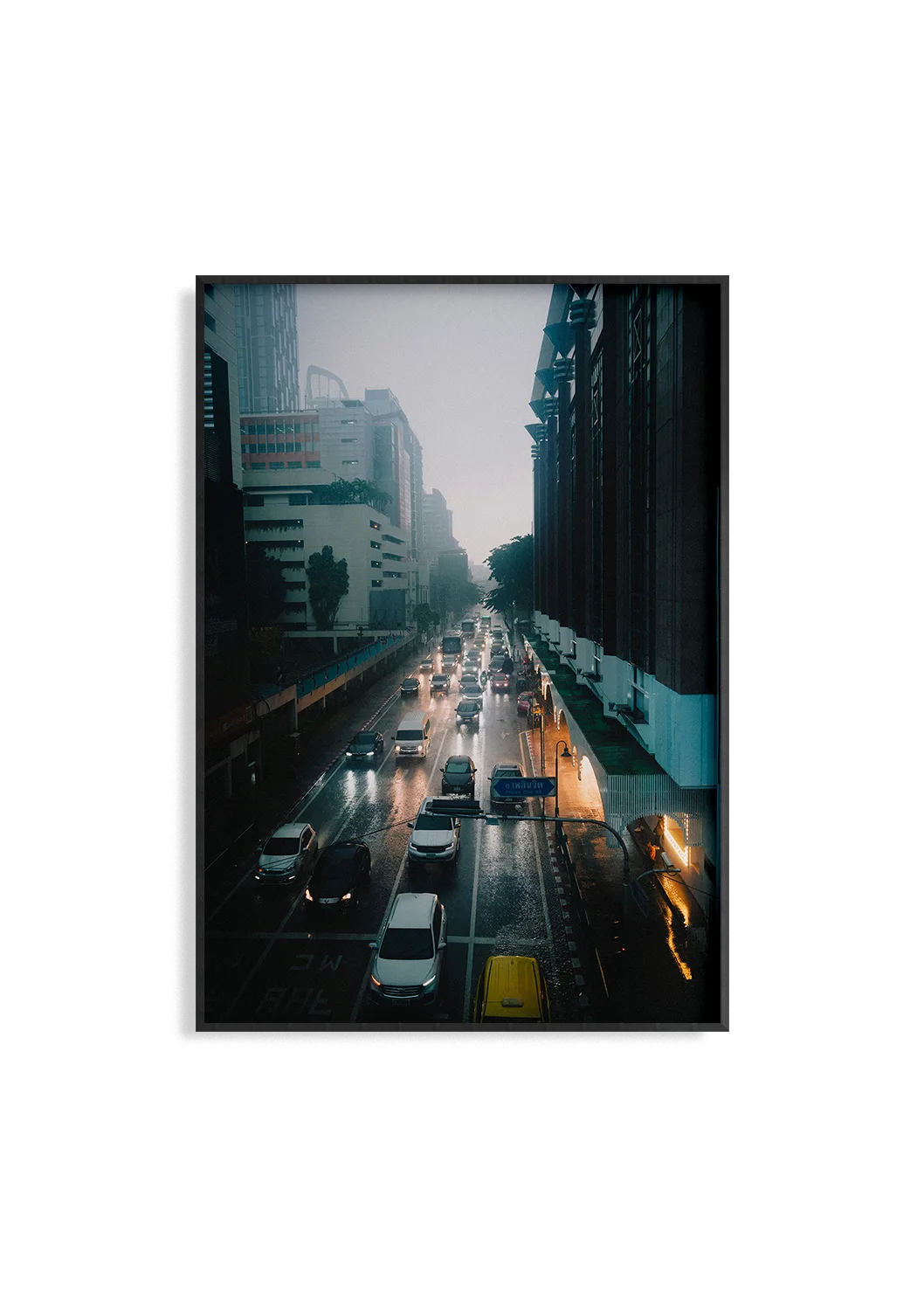 Commute – Straßenfotografie Kunstdruck von Alexander Zahn, Bangkok Stadtverkehr