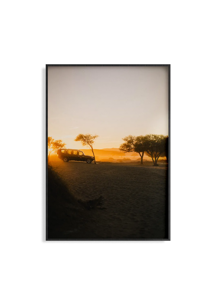 Dawn – Fotografie Kunstdruck von Alexander Zahn, Morgengrauen Wüste
