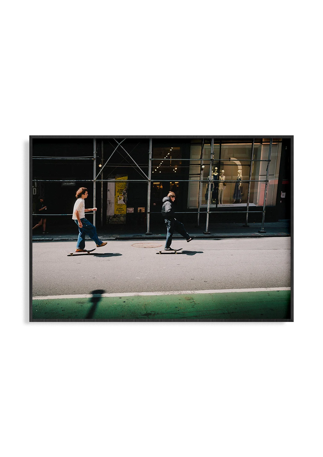 Just Kids – Straßenfotografie Kunstdruck von Alexander Zahn, Kinder Brooklyn Skateboard