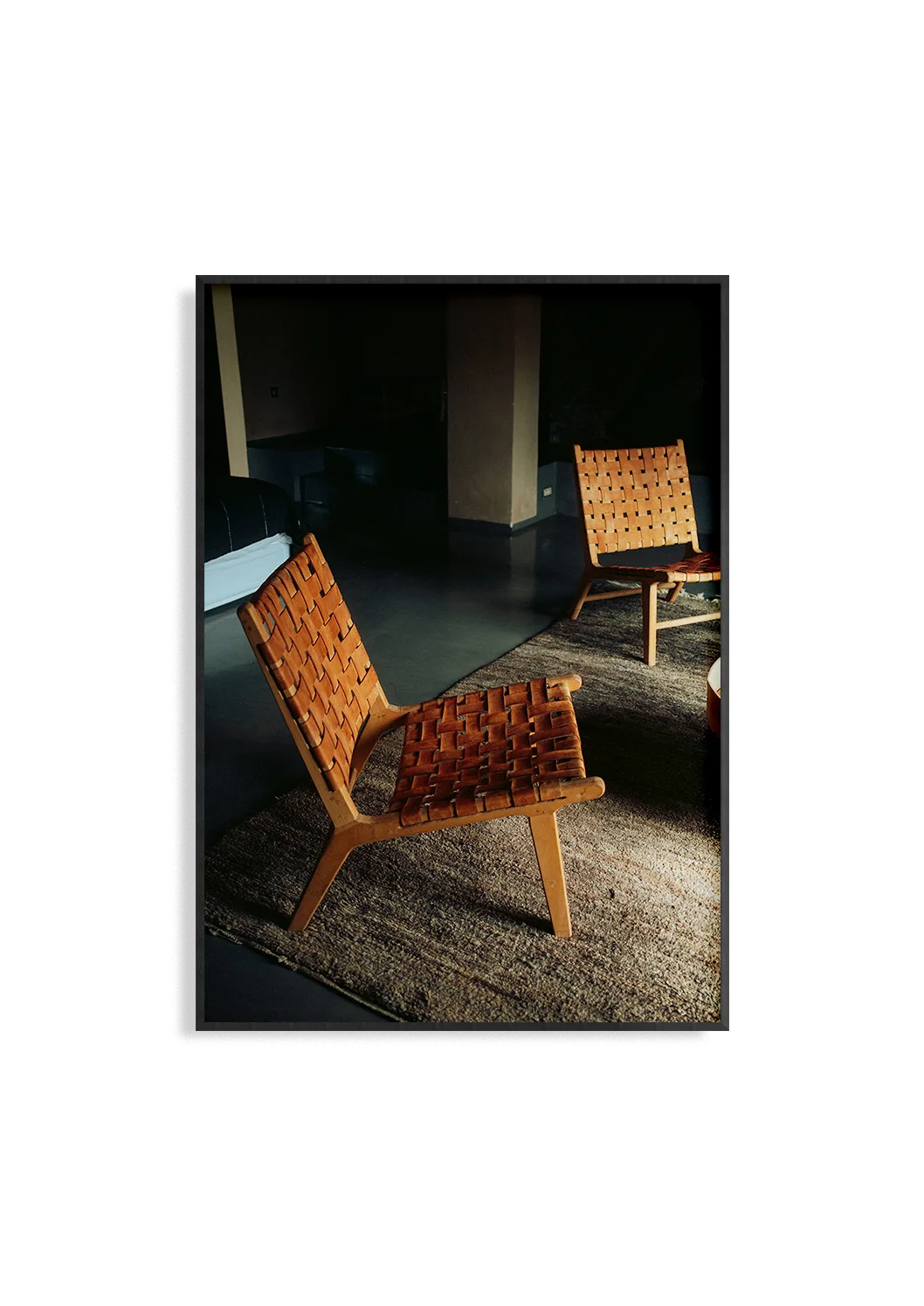 Lounge – Interieur Fotografie Kunstdruck von Alexander Zahn, Lounge Chair Villa