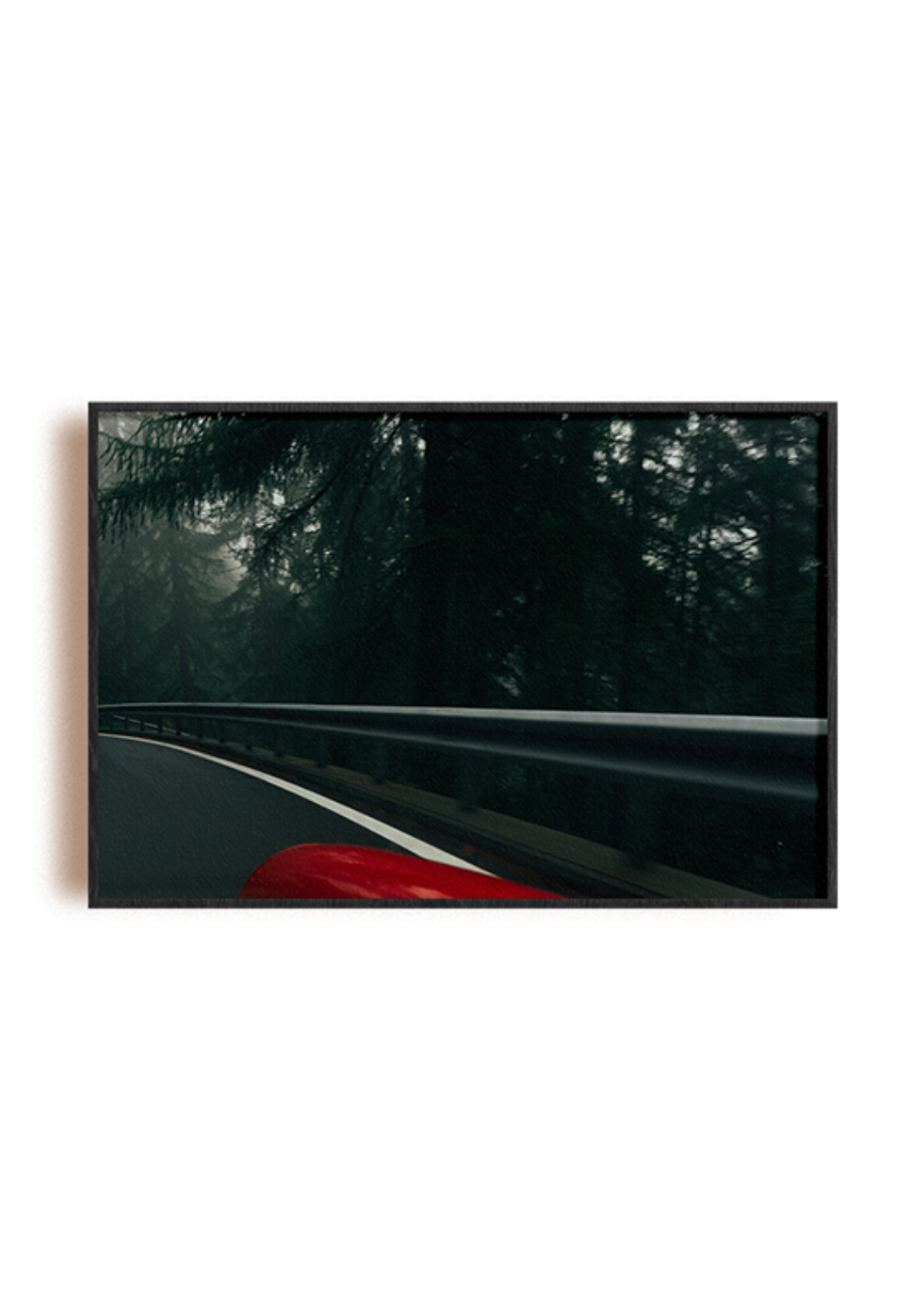 rosso nel bosco