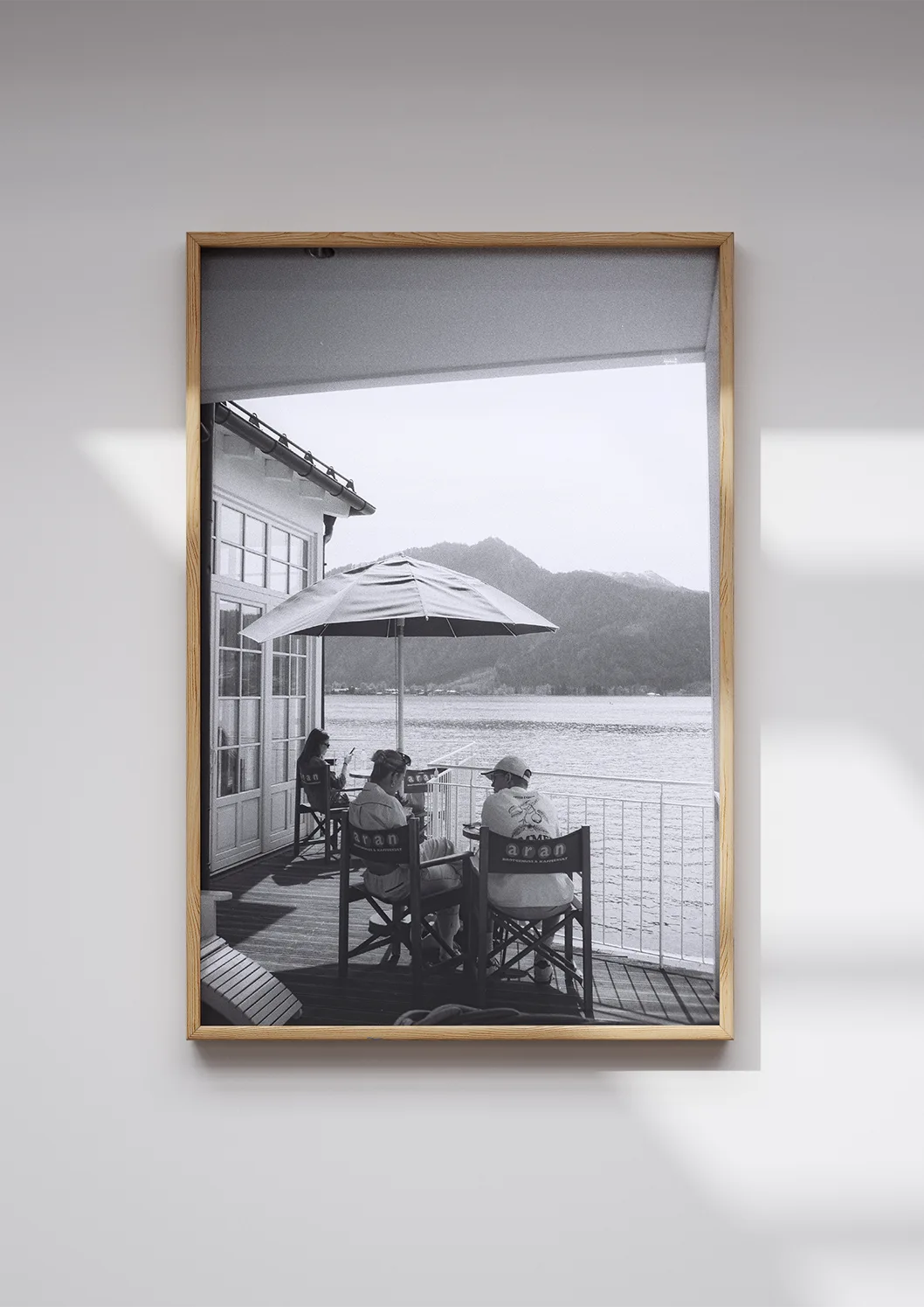 Analogfoto vom Aran Tegernsee Bild Kunst Wand Poster