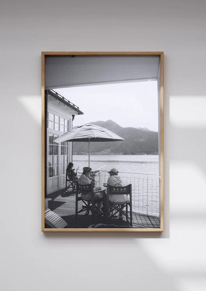 Analogfoto vom Aran Tegernsee Bild Kunst Wand Poster