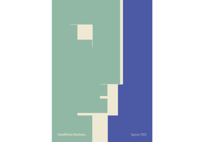Bauhaus Signet - 70x100cm